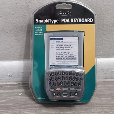 Belkin: SnapNType PDA Keyboard F8P3500 (For Palm M500 M505) - 2002 NEW & SEALED