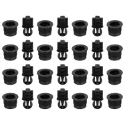 Speaker Grill Guides Plastic Black Ball Socket Type 12mm x 15mm 16 Pairs