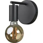 Renwil WS022 Think 1 Light 5 inch Black Wall Sconce Wall Light