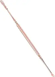 IWOWHERO Stainless Steel Double Head Ear Spoon Cleaner Tool for Wax Removal Portable and Durable Ear Cleaning for Adults