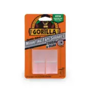 1 In. Clear Mounting Tape Double Sided Mounting Tape Squares (6-Pack)