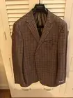 Rare NWT NEW Hickey Freeman Tweed Windowpane Check Milburn II Sport Coat 42L