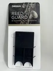 D'addario Bb/Eb Clarinet & Alto/Soprano Sax Sleek And Stylish Reed Guard - Black