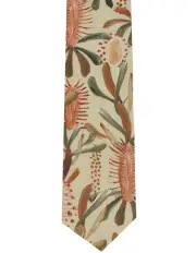 [Peggy and Finn] Grass Tree Cotton Tie in Nude