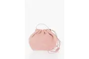 Jil Sander Leather Bucket Bag with Drawstring