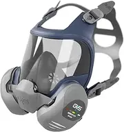 GVS Elipse Full Face Mask ABEK1P3, One Size, with Replaceable ABEK1P3 Filters Included