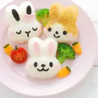 在飛比找Yahoo!奇摩拍賣優惠-arnest 可愛兔兔飯團模具 兒童花式便當模  寶寶米飯模