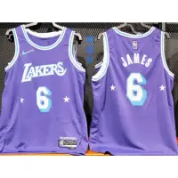 在飛比找蝦皮購物優惠-2021 11月 NIKE NBA LAKERS 湖人 LE