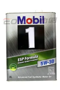 在飛比找樂天市場購物網優惠-MOBIL 1 ESP 5W30 機油 鐵罐 4L【APP下