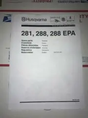 Husqvarna 281, 288 Chainsaw Illustrated Parts Diagram List Manual