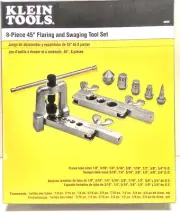 Klein Tools 8-Piece 45 degree Flaring and Swaging Tool Set 89020 *USA*
