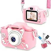 Kids Camera Toys for 3-12 Years Old Boys Girls Children,Chrismats Gift Children Camera Digital, Kids Camera 2.0 Inches Screen, 32GB SD Card Include, Kid Toys Birthday