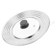 Stainless Steel Handle Universal Fry Pan Lid Cooking Pot Lid
