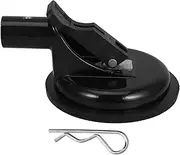 Abaodam Flagpole Bracket Flag Car Suction Cup Flag Suction Cup for Car Flag Mount for Car Suction Cup Flagpole Holder Hitch Flag Pole Holder Suction Flag Pole Holder Metal Black