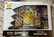Pokemon Celebrations Premium Set Pikachu V MAX Box Sealed Brazilian TCG