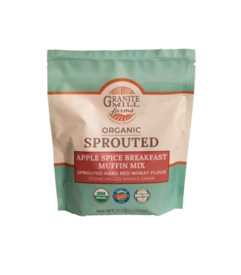 SPROUTED Sugar-free Organic Apple Spice Breakfast Muffin Mix