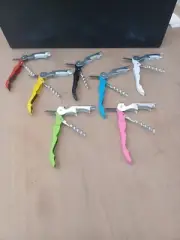 Multifunctional Wine Corkscrew, Knife, Bottle Opener Asst Colors SET OF EIGHT!!