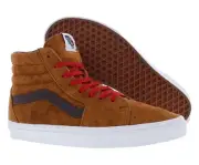 Vans Sk8 Hi Unisex Shoes Size 7.5, Color: Plaid/Glazed Ginger Brown