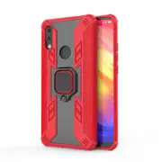 2PCS Shockproof Case for Redmi Note 8T Finger Holder Stand Phone Cover for Xiaomi Redmi Note 8T - Red Redmi Note 8T