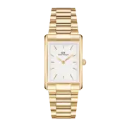 Daniel Wellington Bound 3-Link Gold White Dial Watch DW00100703