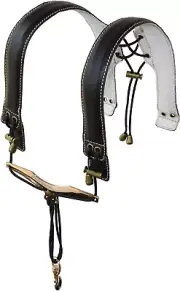 Saxophone Shoulder Strap - Handmade Leather Saxophone Harness Strap, No Neck Str
