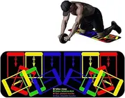 Push Up Mat, Pu Foam Workout Mat, Function Exercise Guide, Durable Fitness Equipment, Ideal for Home Gym, Bodybuilding, Sports Training, Comfortable Non-Slip Texture