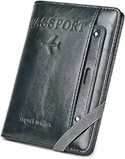 [CHUAN boutique] Passport Holder ID Protection Cover Travel Wallet Card Holder Multi-Function Business Card Large Capacity Storage Bag