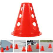 40 Pcs Windproof Roller Ski Pile Mini Cones For Sports Universal Skating Marker