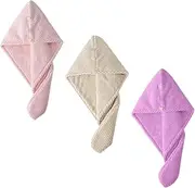Baluue Supple Shower Cap Hair Drying Hat Absorbent Bonnet Cap for Women Men Hair Turban