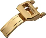 APTPKGDFDK Stainless Steel Deployment Folding Buckle Clasp Fit For IWC Canvas Leather Genuine Aligator Watch Accessories Part 18mm Cuff
