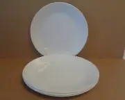 4 Corelle Cherish Embossed Dinner Plates Round 10-1/4" Diameter New Made in USA