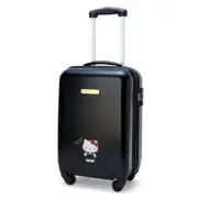 Sanrio Original Hello Kitty Carry Bag Black Travel Bag TSA Lock From Japan New