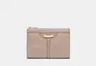 NEW MIMCO Everly Medium Pouch Clutch Balsa (Mocha) Pebbled Leather Tag Dustbag