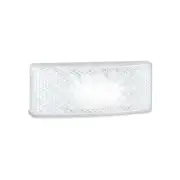 LED Autolamps White Side Marker Light Inbullt Reflector 3M Tape 3 LED Lamp Bulk