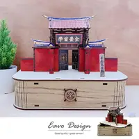 在飛比找momo購物網優惠-【手半屋】模型禮盒-台南孔子廟 黃金蕎麥點心禮盒(禮盒、送禮
