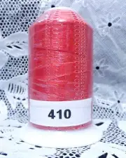 1 NEW Red #410 GUTERMANN miniking 100% polyester thread 1094 yds Spool