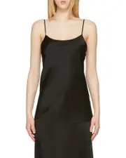 satin camisole top UK14 Black