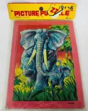 Vtg Northwest Toy Co Set of 3 Kids Childrens Cardboard Tray Jigsaw Puzzles NIP