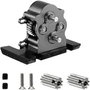 Crawler Gear LCG Gel GEBOT RC Crawler Heavation RC LCG Gear Gearbox 1/10 for Remote Control Car Attacks, Black