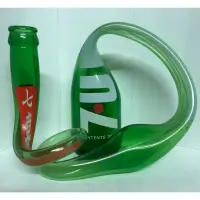 在飛比找蝦皮購物優惠-「寶貝對不起」七喜 7up 台灣製老汽水瓶 手工扭曲扭轉 非