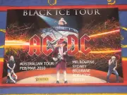 AC/DC - 2010 AUSTRALIAN TOUR - PROMO TOUR POSTER
