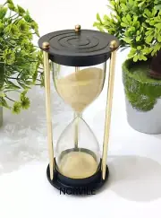 Brass Vintage Sand Timer Hourglass Sand Clock Timer For home Decoration Gift
