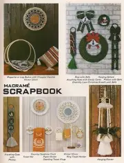 Plant Hanger, Log Holder & Holiday Patterns Craft Book:#PD1151 Macrame Scrapbook
