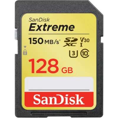Sandisk 128GB FS extreme XA70 SD card for Canon XA70 XA75 XA60 XA65 4K camcorder