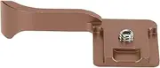 Thumbs Up Grip - Aluminium Alloy Camera Thumbs Grips - Ergonomic Design - for Leica/ X10/X100/E1/ E‑P1/PL3/PM2/ M (Brown)