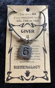 Numerology Number 6 Necklace