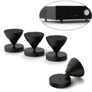 4Set HiFi Speakers Amp CD Rosewood Spike Isolation Stand Feet + Pads 23x20mm