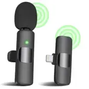 Wireless Lavalier Microphone for iPhone, Mini Professional 1Single Mic