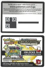 POKEMON (PTCGO) BW Legendary Treasures UNUSED Booster Pack ENBW11BST ONLINE CODE