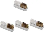 Beatifufu 4pcs Professional Nail Drill Bits Cleaning Brush Nail Brush Duster Dust Art Tools Cleaning